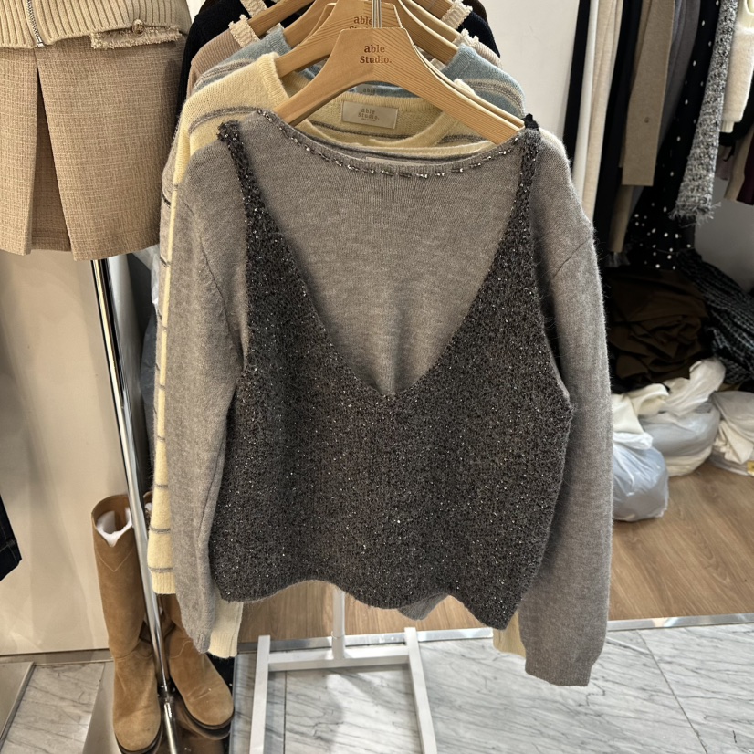 ABLESTUDIO東大門㊣代購女士新品真品推薦熱賣人氣套裝兩件套ABLESTUDIO套裝圖色1