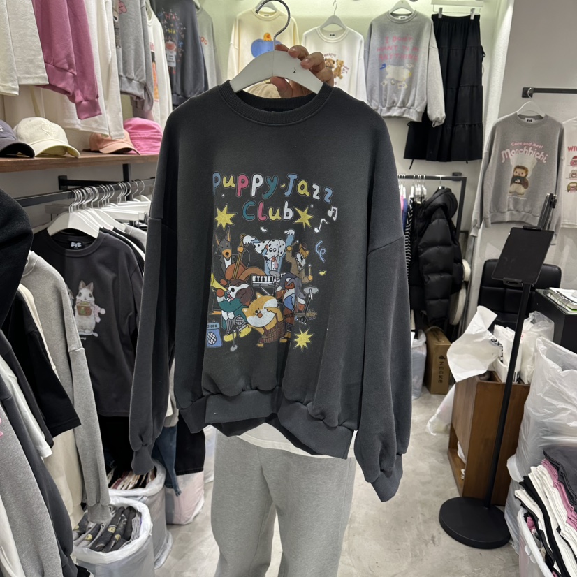 EVE東大門㊣代購女士新品熱賣職業人氣真品時尚25秋冬衛衣加絨EVE衛衣圖色2