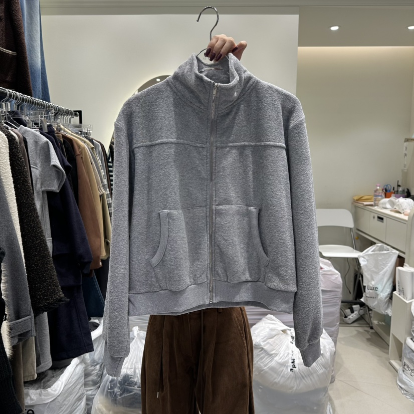 AT THE END東大門㊣直郵女裝新品休閑25秋冬時尚人氣夾克AT THE END夾克圖色1