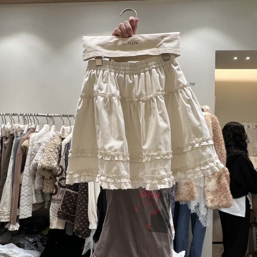 BY FLOW東大門㊣直郵女士新款休閑職業推薦25秋冬熱賣短裙BY FLOW短裙圖色1