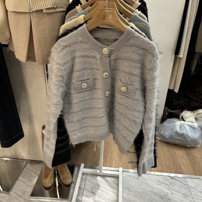 ABLESTUDIO東大門㊣代購女士新款推薦熱賣職業時尚休閑針織衫ABLESTUDIO針織衫圖色1