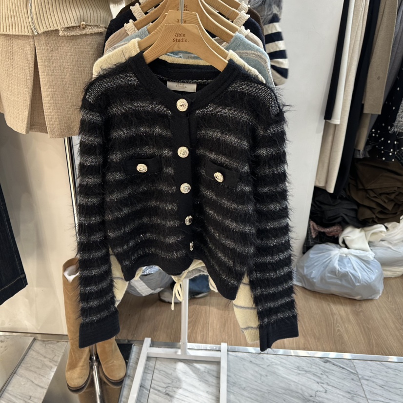 ABLESTUDIO東大門㊣代購女士新款推薦熱賣職業時尚休閑針織衫ABLESTUDIO針織衫圖色2