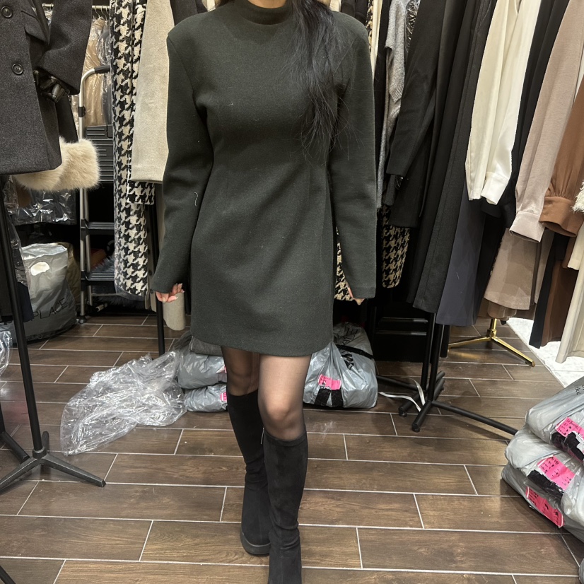 HERISH-HAUTE韓國直郵㊣女裝新款真品時尚職業休閑人氣連衣裙HERISH-HAUTE連衣裙圖色1