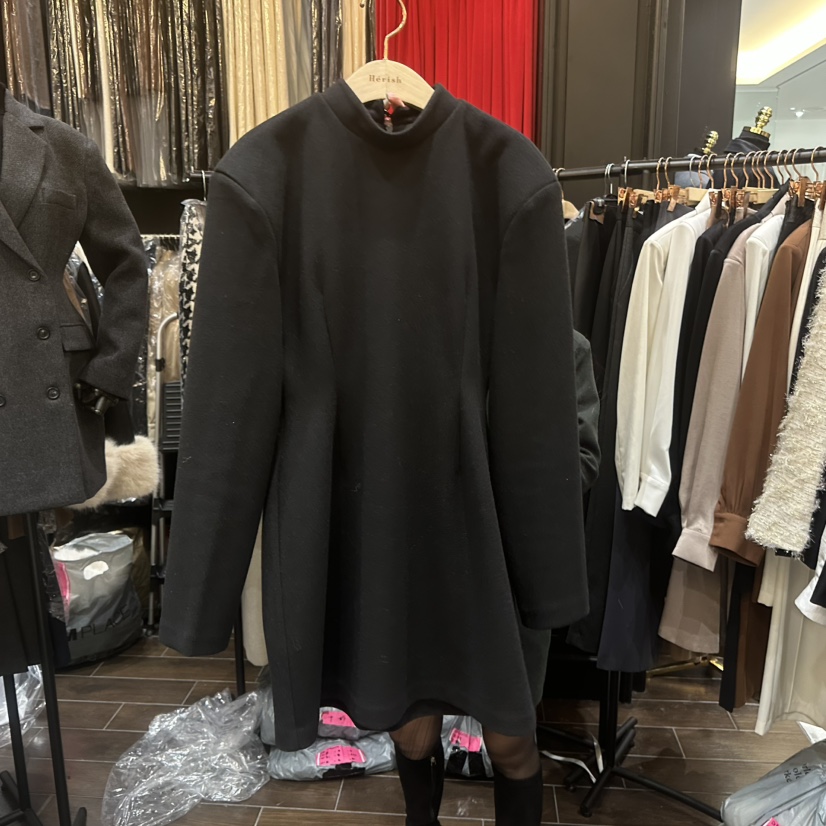 HERISH-HAUTE韓國直郵㊣女裝新款真品時尚職業休閑人氣連衣裙HERISH-HAUTE連衣裙圖色2