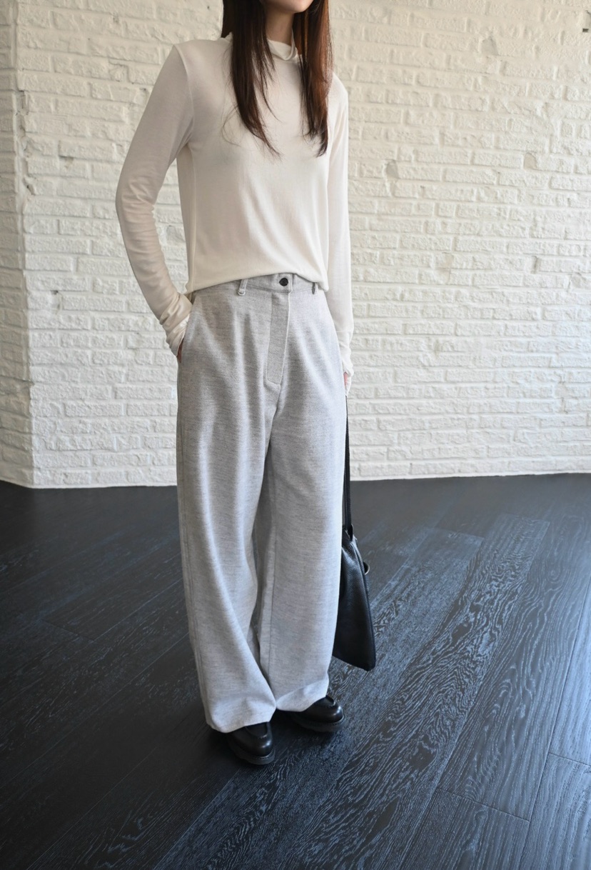 NYLON韓國直郵㊣女裝新品推薦熱賣職業人氣25秋冬休閑褲羊毛NYLON休閑褲