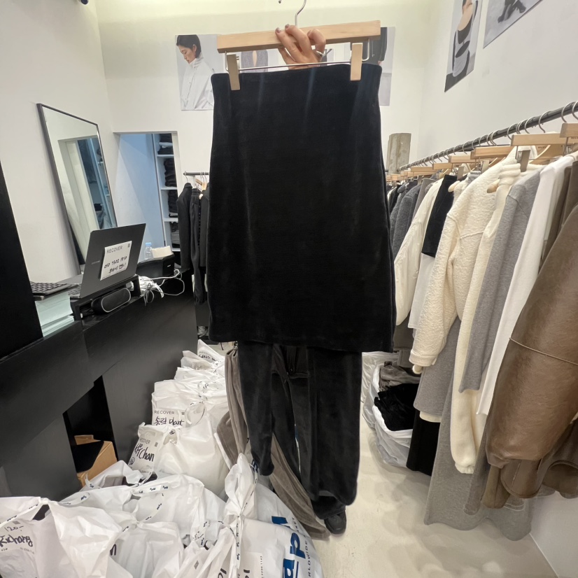 RECOVER東大門㊣代購女士新款熱賣人氣休閑真品職業裙褲雙層RECOVER/MOMENT裙褲圖色2