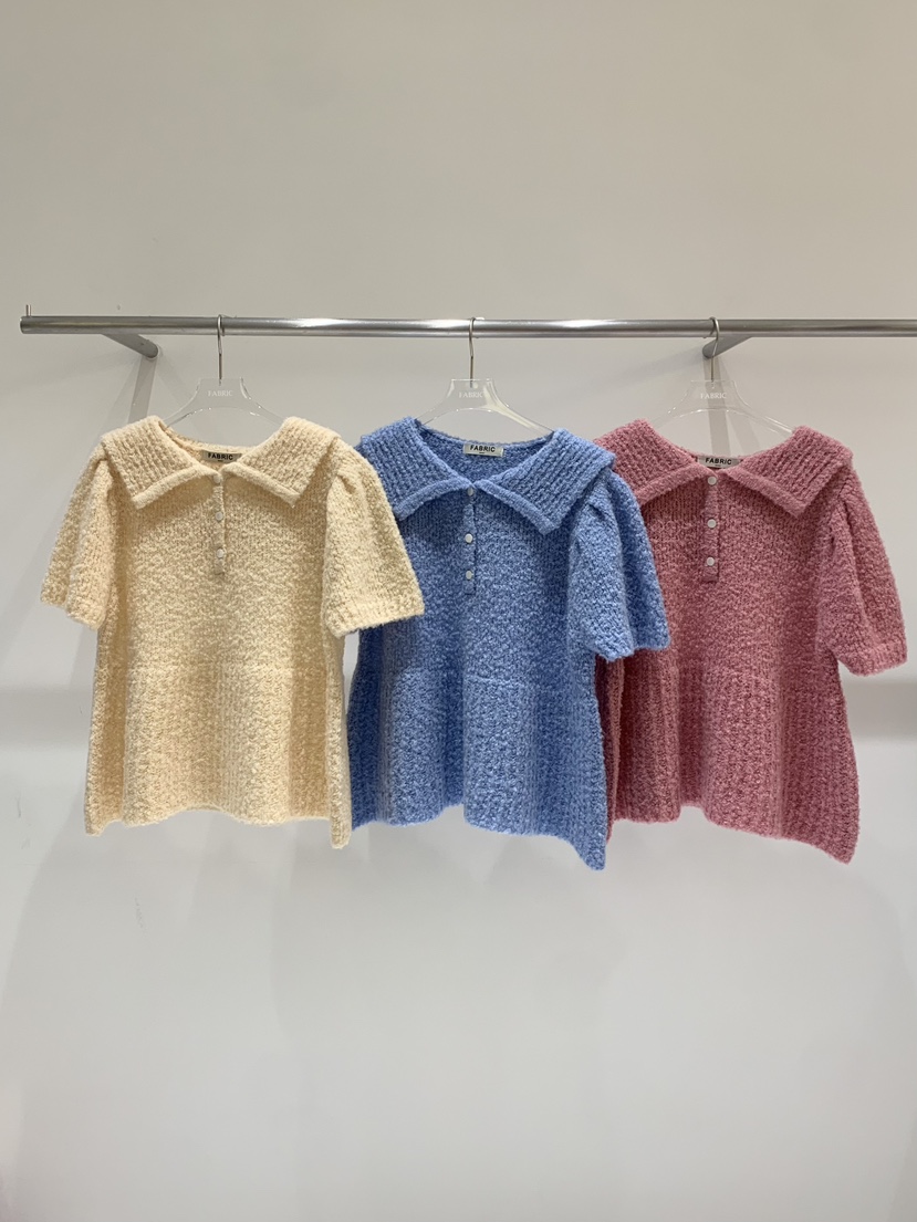 FABRIC韓國代購㊣女裝新款時尚25秋冬休閑熱賣推薦職業針織衫FABRIC針織衫