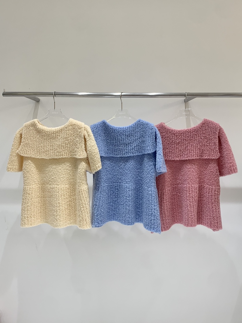 FABRIC韓國代購㊣女裝新款時尚25秋冬休閑熱賣推薦職業針織衫FABRIC針織衫