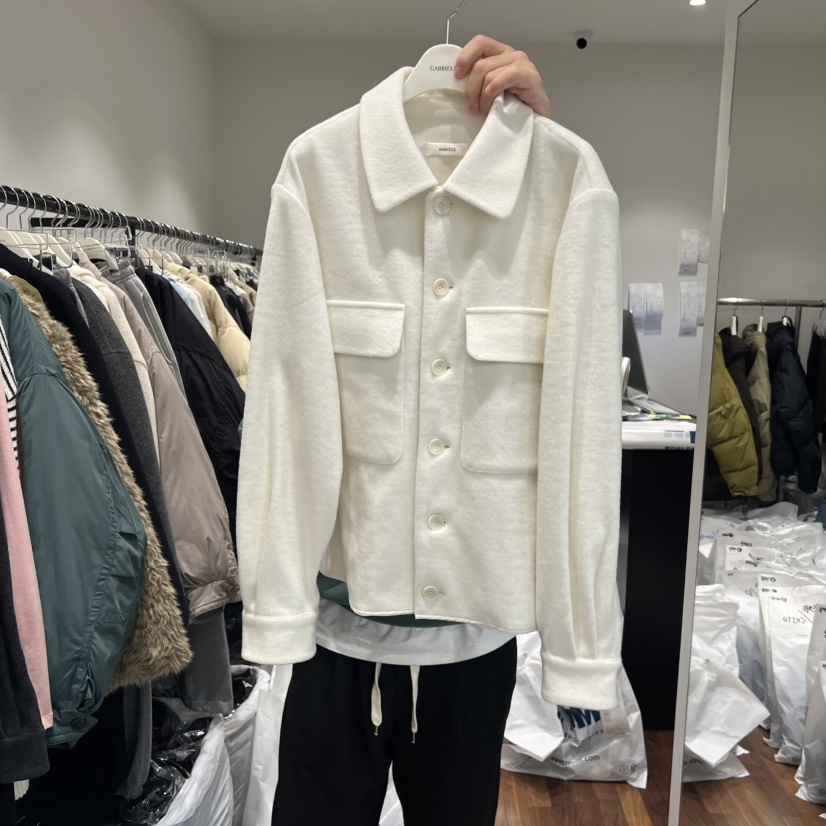 GABRIELLE韓國直郵㊣女裝新款時尚真品休閑推薦熱賣夾克羊毛GABRIELLE夾克圖色1
