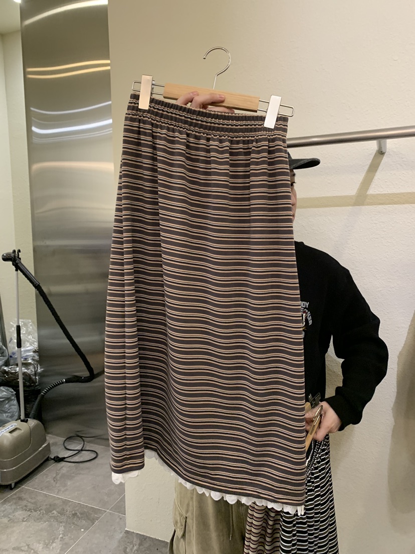 JUPITER東大門㊣實拍女裝新款熱賣推薦25秋冬休閑職業長裙加絨JUPITER長裙圖色3