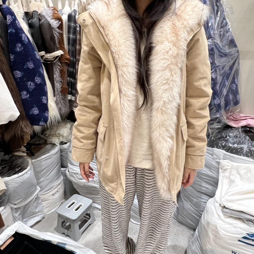 BY FLOW東大門㊣實拍女士新款人氣25秋冬真品職業夾克浣熊BY FLOW夾克圖色2