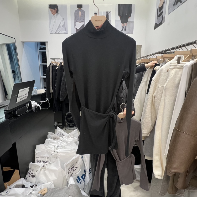 RECOVER韓國直郵㊣女士新品時尚真品推薦人氣25秋冬長袖T恤RECOVER/MOMENT長袖T恤圖色3