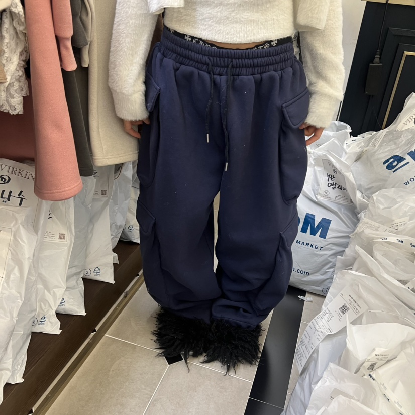 VIRKIN東大門㊣直郵女裝新品推薦時尚25秋冬職業休閑褲加絨VIRKIN休閑褲圖色1