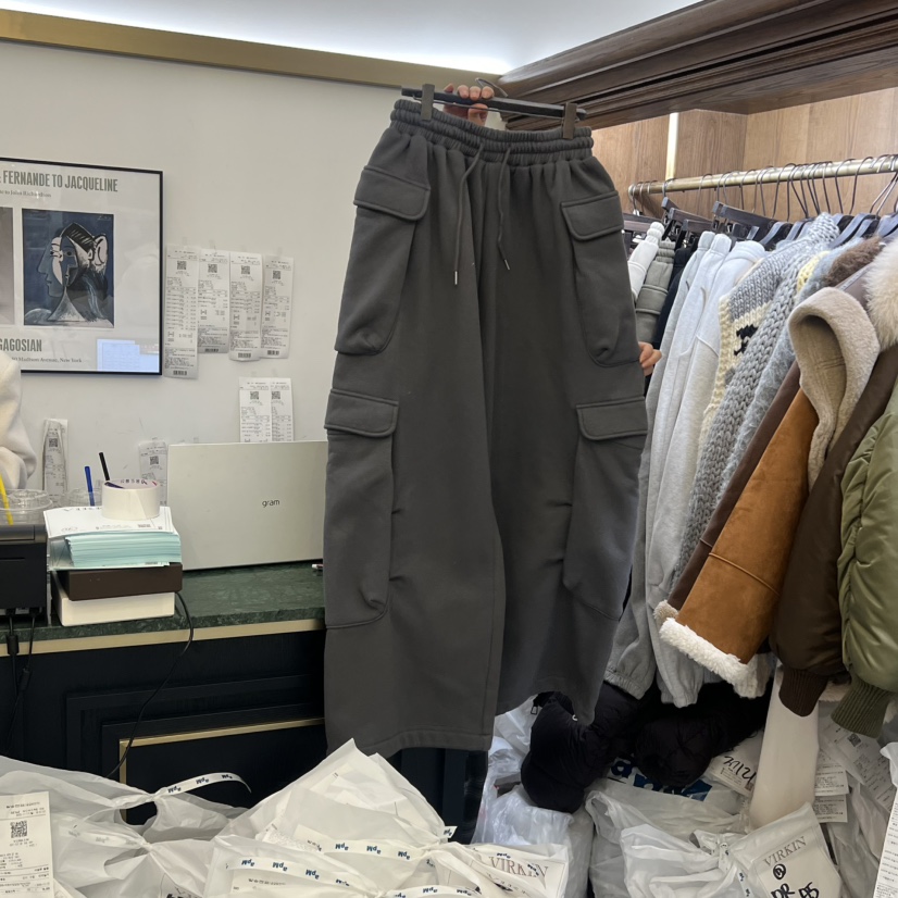 VIRKIN東大門㊣直郵女裝新品推薦時尚25秋冬職業休閑褲加絨VIRKIN休閑褲圖色5