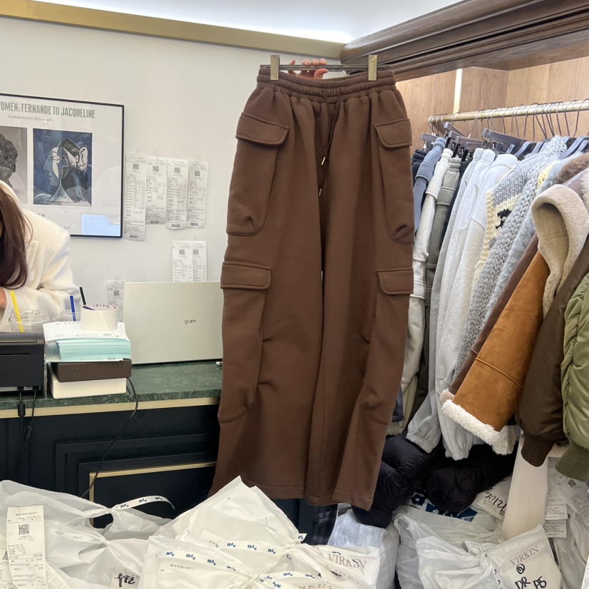 VIRKIN東大門㊣直郵女裝新品推薦時尚25秋冬職業休閑褲加絨VIRKIN休閑褲圖色6