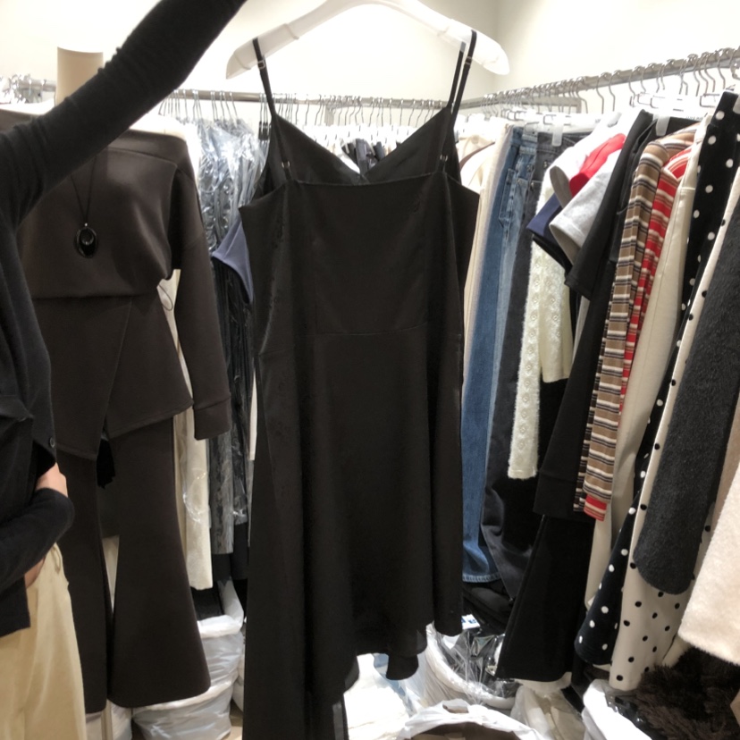 LOVE SOME東大門㊣實拍女裝新款時尚25秋冬人氣連衣裙露肩LOVE SOME連衣裙