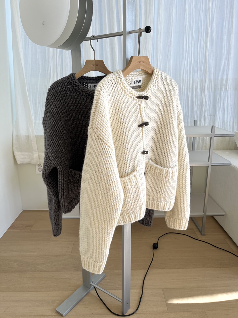 NYLON東大門㊣實拍女裝新品人氣職業休閑推薦針織衫手工開衫NYLON針織衫