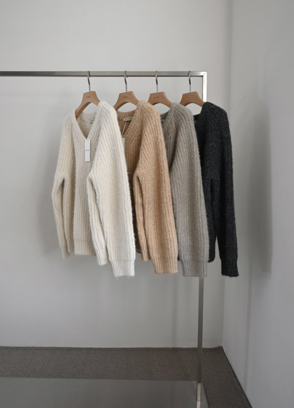 NYLON東大門㊣實拍女裝新品推薦熱賣時尚真品25秋冬職業針織衫NYLON針織衫