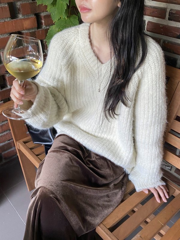 NYLON東大門㊣實拍女裝新品推薦熱賣時尚真品25秋冬職業針織衫NYLON針織衫