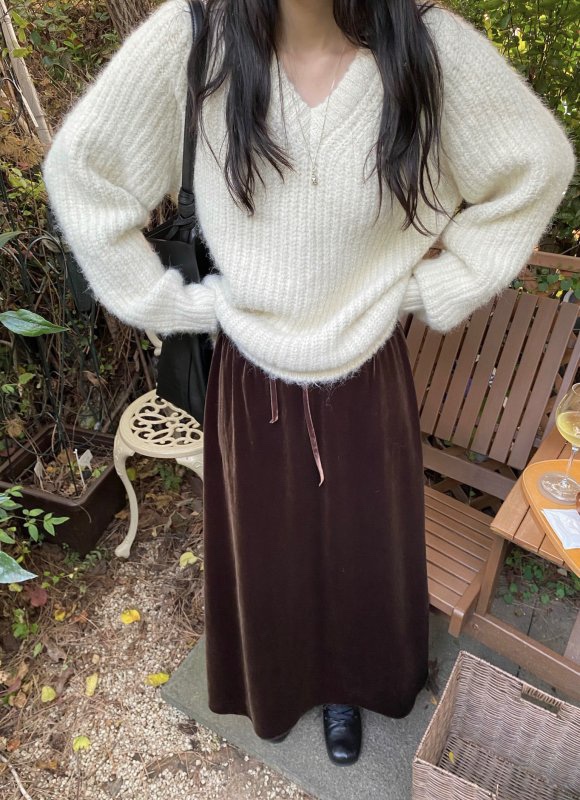 NYLON東大門㊣實拍女裝新品推薦熱賣時尚真品25秋冬職業針織衫NYLON針織衫