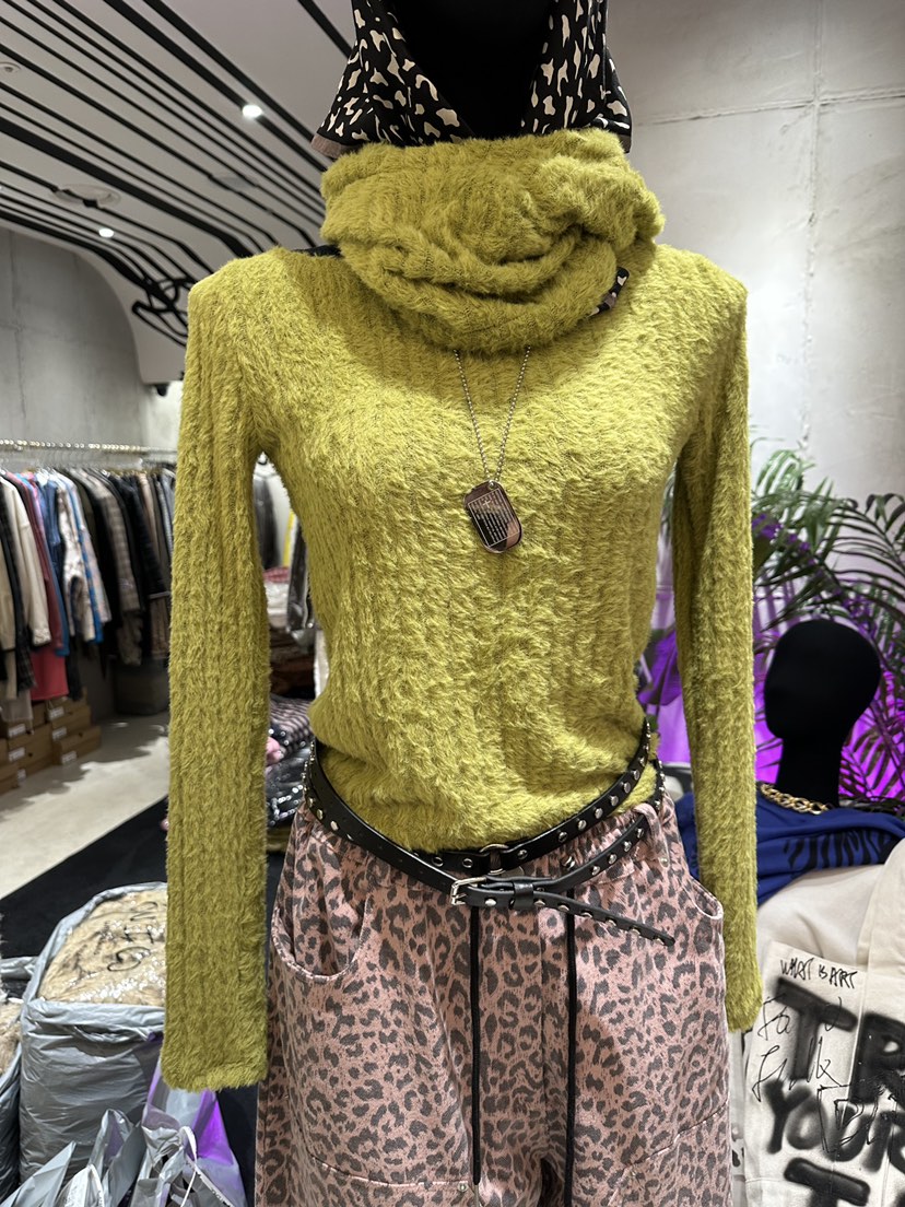 UNICO-p韓國代購㊣女裝新款時尚休閑推薦套裝含圍巾兩件套UNICO套裝圖色2