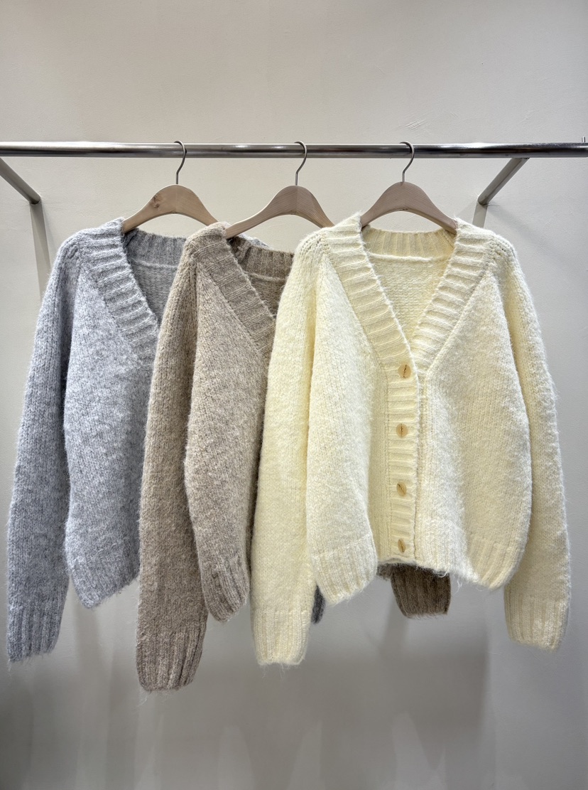 MABE韓國直郵㊣女裝新品25秋冬推薦休閑真品熱賣針織衫開襟衫MABE針織衫