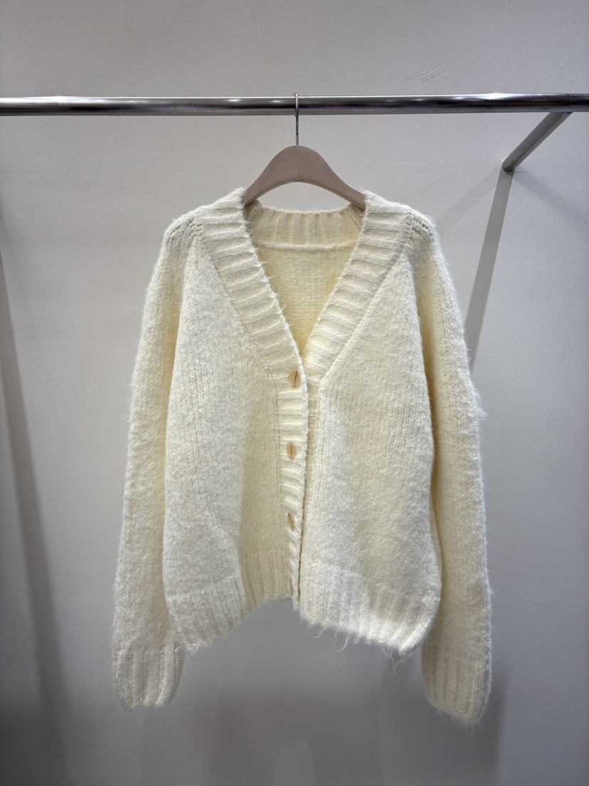 MABE韓國直郵㊣女裝新品25秋冬推薦休閑真品熱賣針織衫開襟衫MABE針織衫圖色1