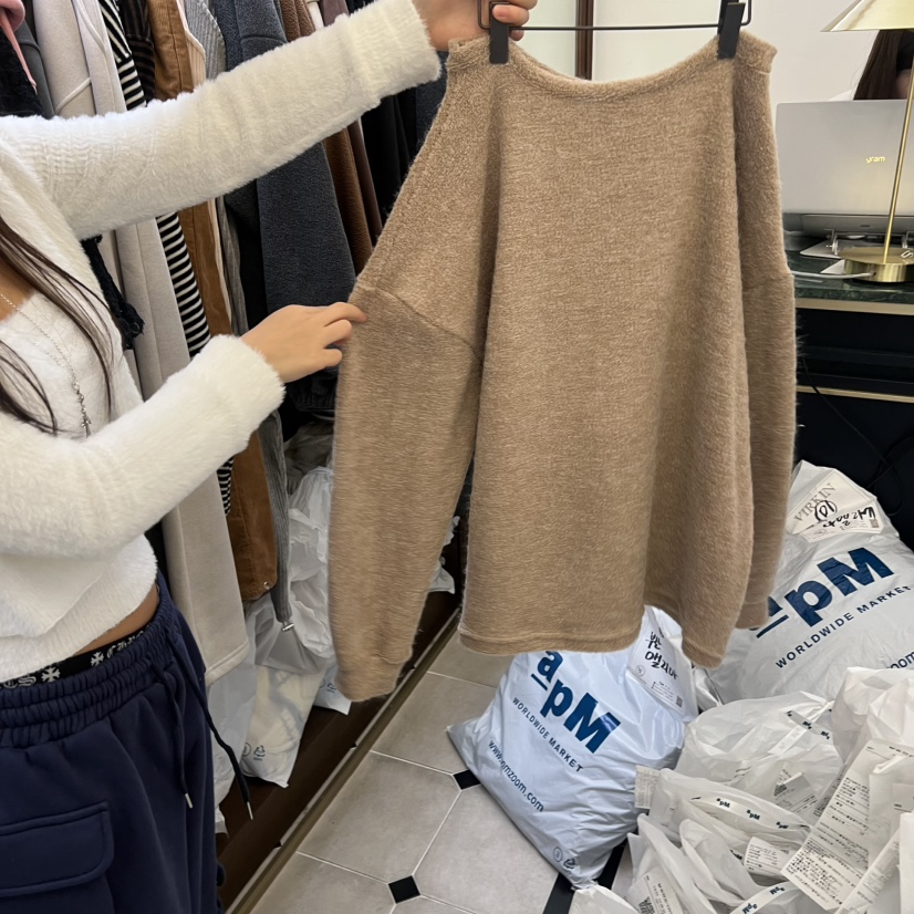 VIRKIN東大門㊣直郵女士新品休閑25秋冬熱賣職業推薦長袖T恤VIRKIN長袖T恤圖色2