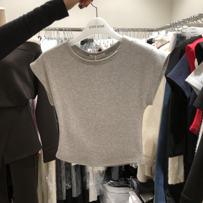 LOVE SOME韓國代購㊣女士新款職業時尚25秋冬推薦人氣熱賣T恤LOVE SOMET恤圖色2