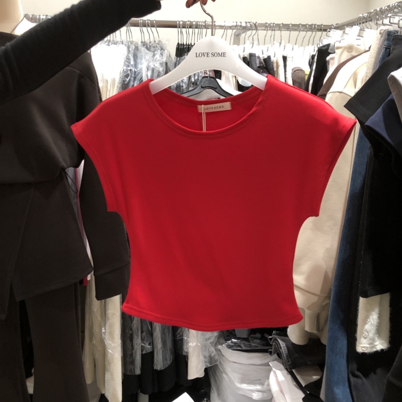 LOVE SOME韓國代購㊣女士新款職業時尚25秋冬推薦人氣熱賣T恤LOVE SOMET恤圖色3
