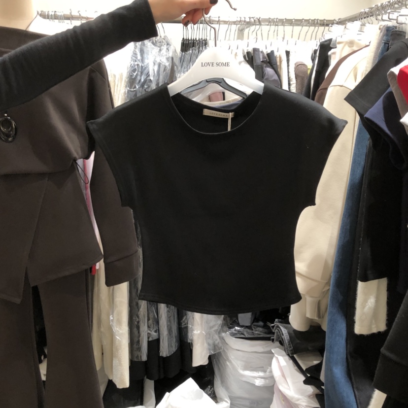 LOVE SOME韓國代購㊣女士新款職業時尚25秋冬推薦人氣熱賣T恤LOVE SOMET恤圖色4