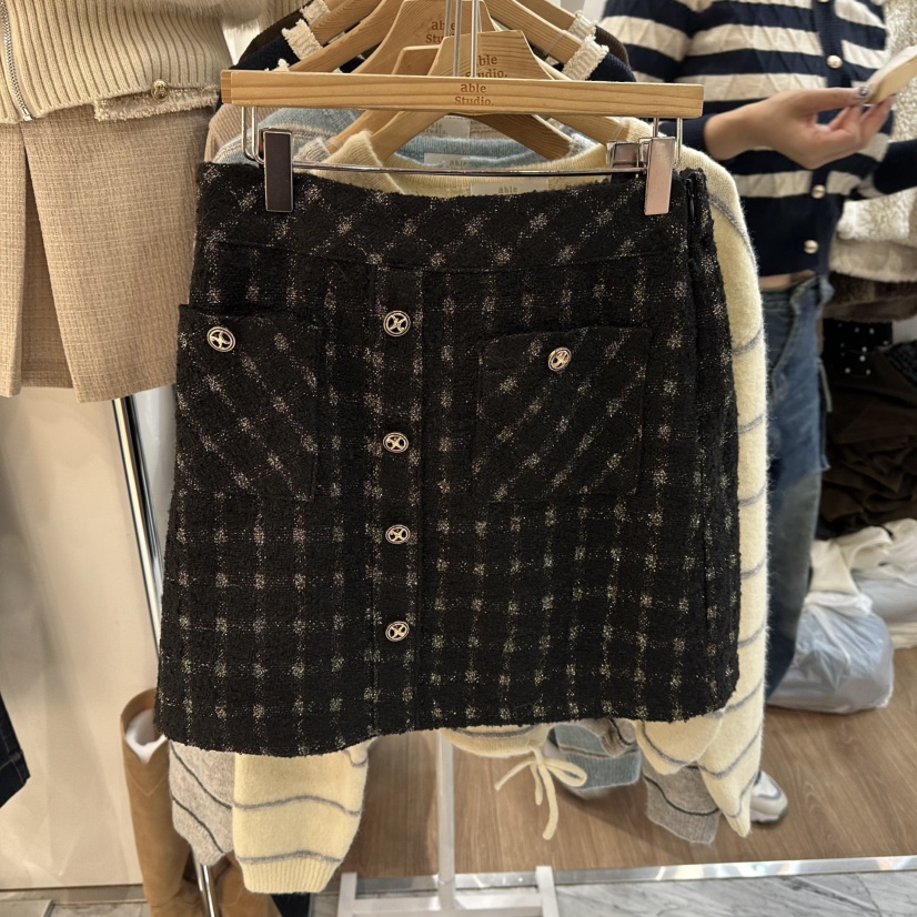 ABLESTUDIO東大門㊣直郵女裝新款時尚推薦人氣職業休閑短裙ABLESTUDIO短裙圖色1