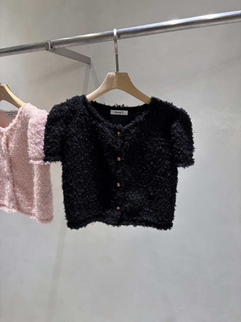 TOO HOT東大門㊣直郵女裝新款25秋冬推薦熱賣職業針織衫開衫TOO HOT針織衫