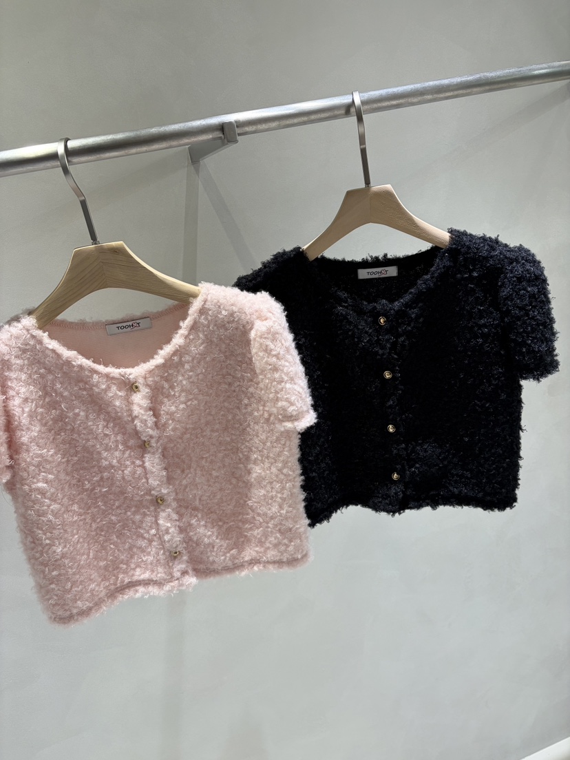 TOO HOT東大門㊣直郵女裝新款25秋冬推薦熱賣職業針織衫開衫TOO HOT針織衫