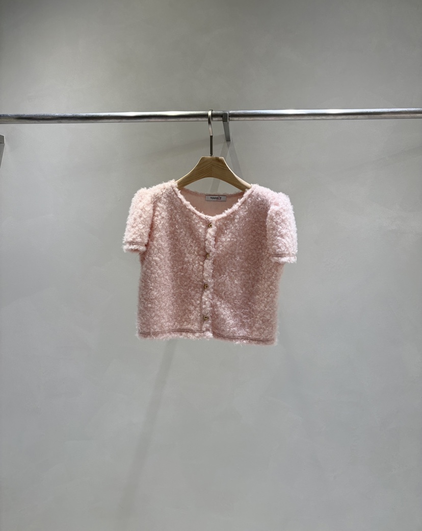 TOO HOT東大門㊣直郵女裝新款25秋冬推薦熱賣職業針織衫開衫TOO HOT針織衫圖色1