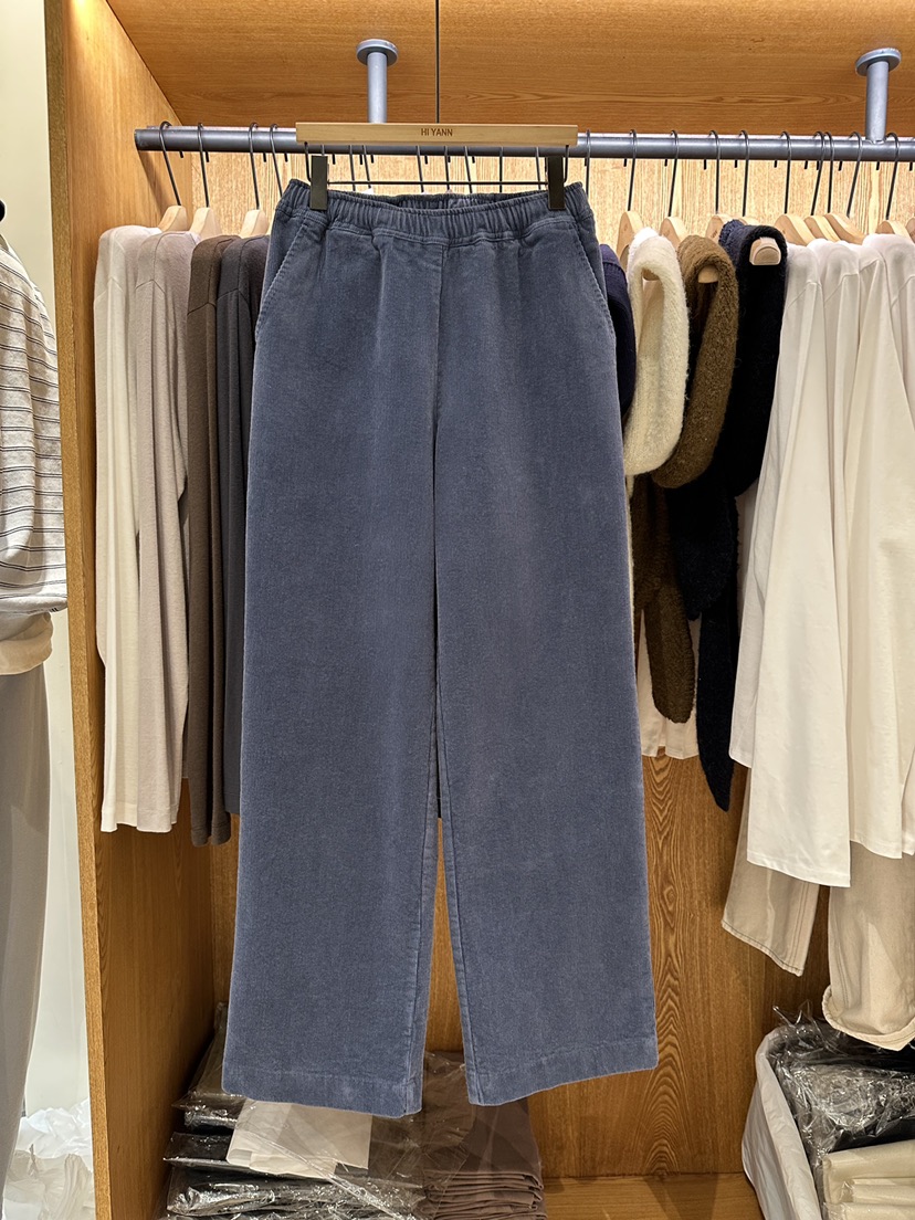 HI YANN東大門㊣直郵女裝新款人氣休閑熱賣25秋冬推薦休閑褲HI YANN休閑褲圖色2