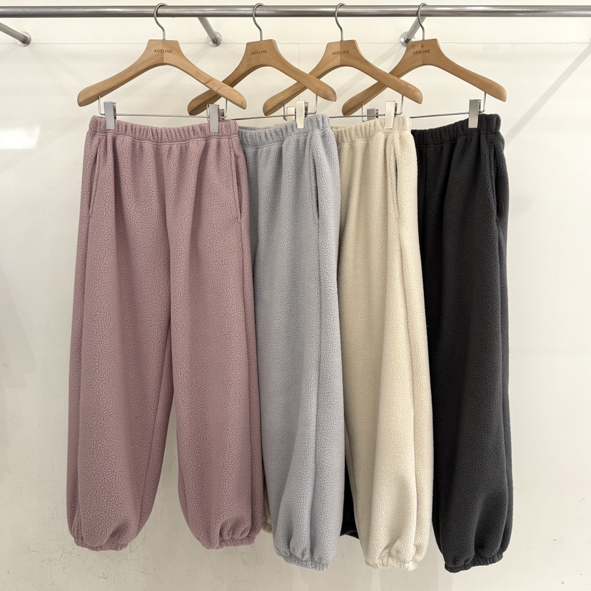 ADELINE韓國代購㊣女士新品25秋冬真品人氣推薦休閑休閑褲絨ADELINE休閑褲