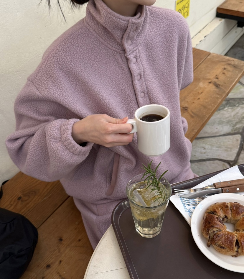 ADELINE韓國直郵㊣女裝新款職業休閑熱賣25秋冬人氣衛衣羊毛ADELINE衛衣