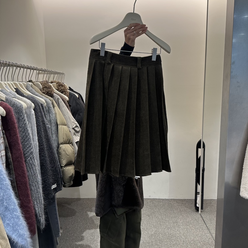 ALTER韓國直郵㊣女士新品真品25秋冬職業熱賣人氣半身裙中短裙Alter半身裙/中短裙圖色2