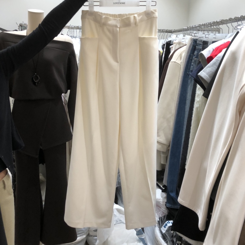 LOVE SOME韓國代購㊣女裝新款職業時尚25秋冬人氣熱賣休閑褲LOVE SOME休閑褲圖色1