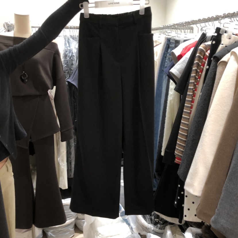 LOVE SOME韓國代購㊣女裝新款職業時尚25秋冬人氣熱賣休閑褲LOVE SOME休閑褲圖色3