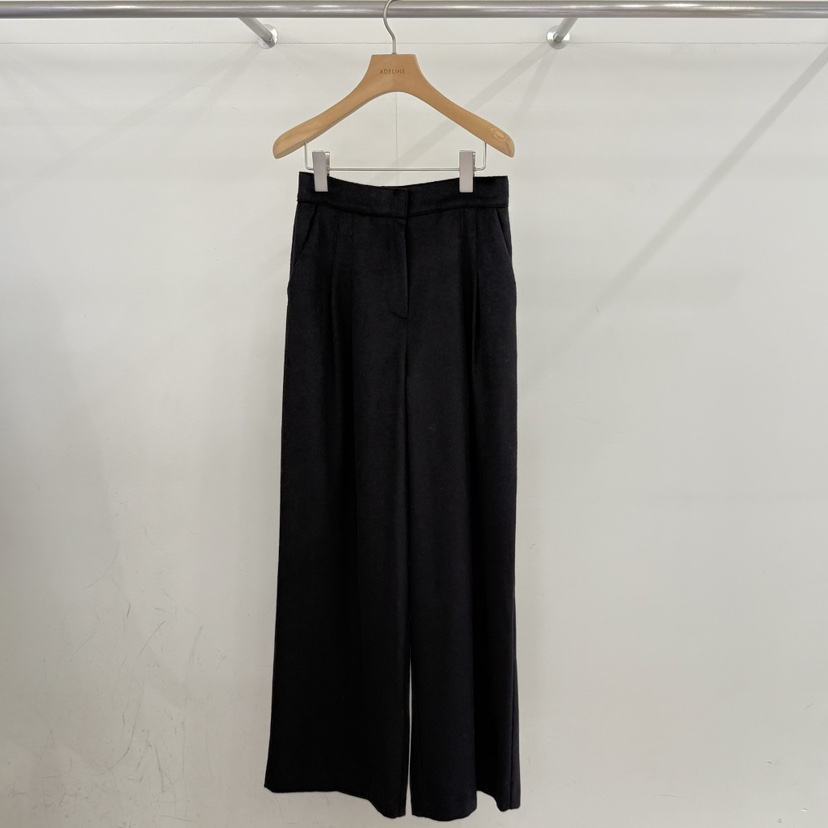 ADELINE東大門㊣實拍女裝新款休閑25秋冬時尚職業熱賣休閑褲ADELINE休閑褲圖色2黑色