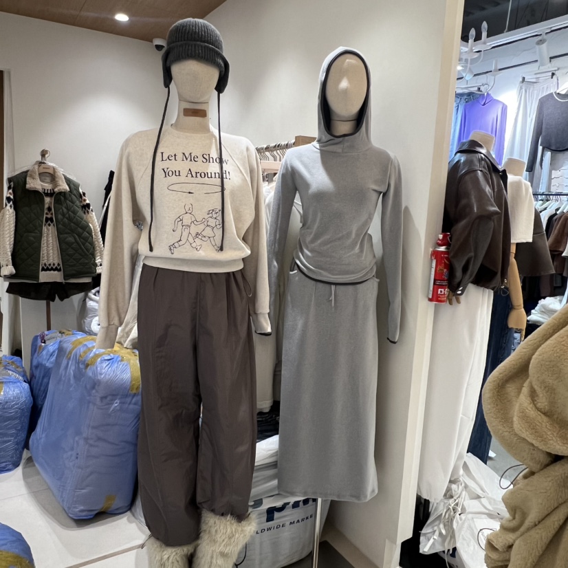 HOWFF韓國代購㊣女裝新品真品25秋冬休閑人氣時尚職業熱賣長裙HOWFF長裙