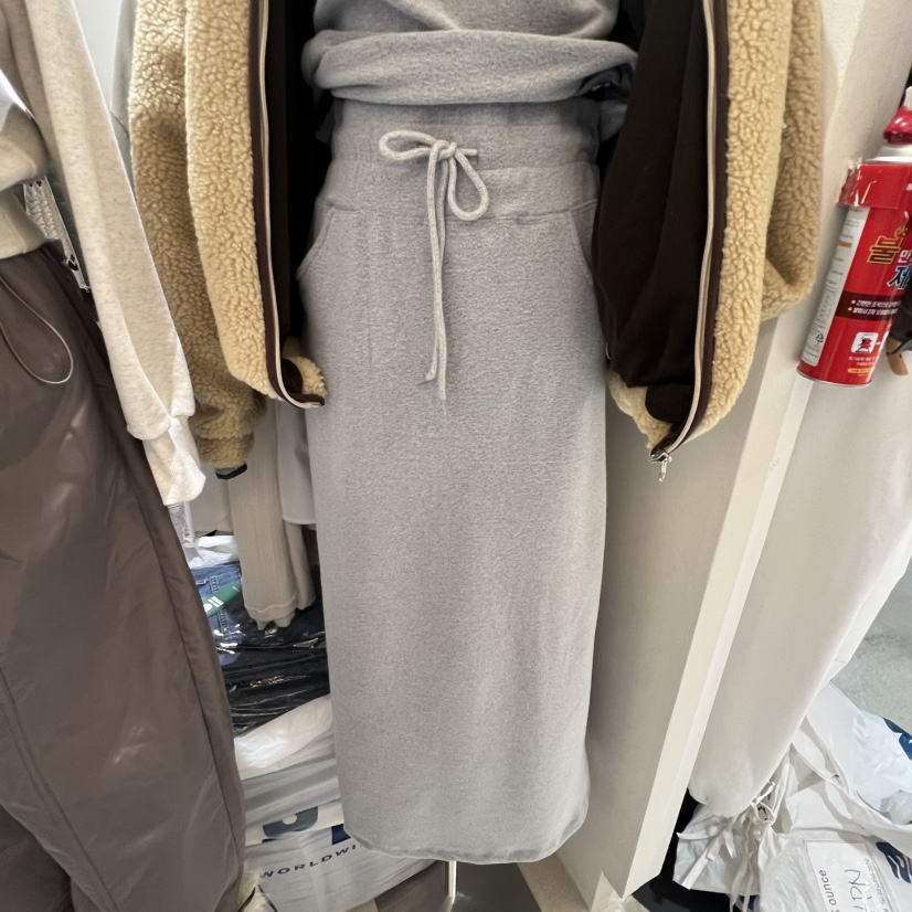 HOWFF韓國代購㊣女裝新品真品25秋冬休閑人氣時尚職業熱賣長裙HOWFF長裙圖色2