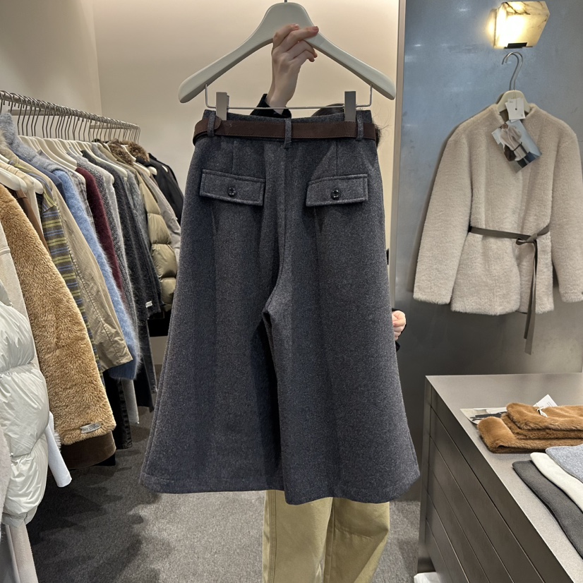 ALTER東大門㊣實拍女裝新款真品職業25秋冬休閑短褲不含腰帶Alter短褲