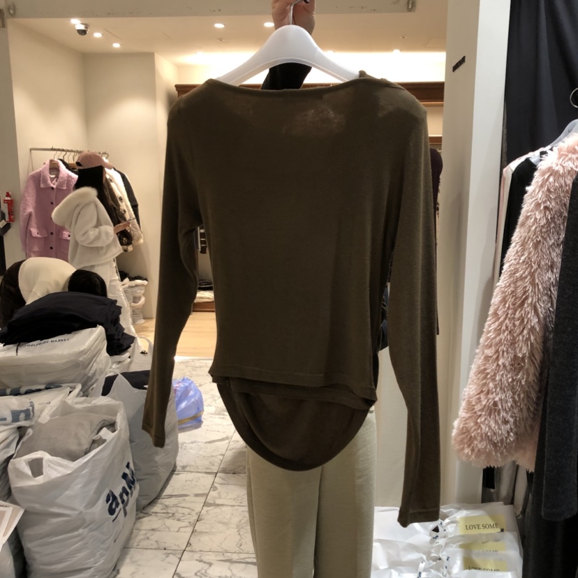 LOVE SOME東大門㊣代購女士新款人氣25秋冬真品時尚長袖T恤LOVE SOME長袖T恤