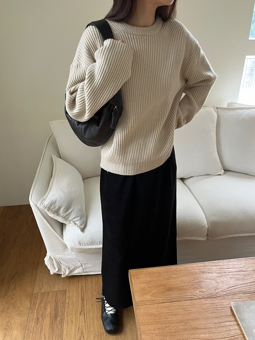 NYLON東大門㊣代購女士新款人氣休閑25秋冬熱賣推薦職業針織衫NYLON針織衫