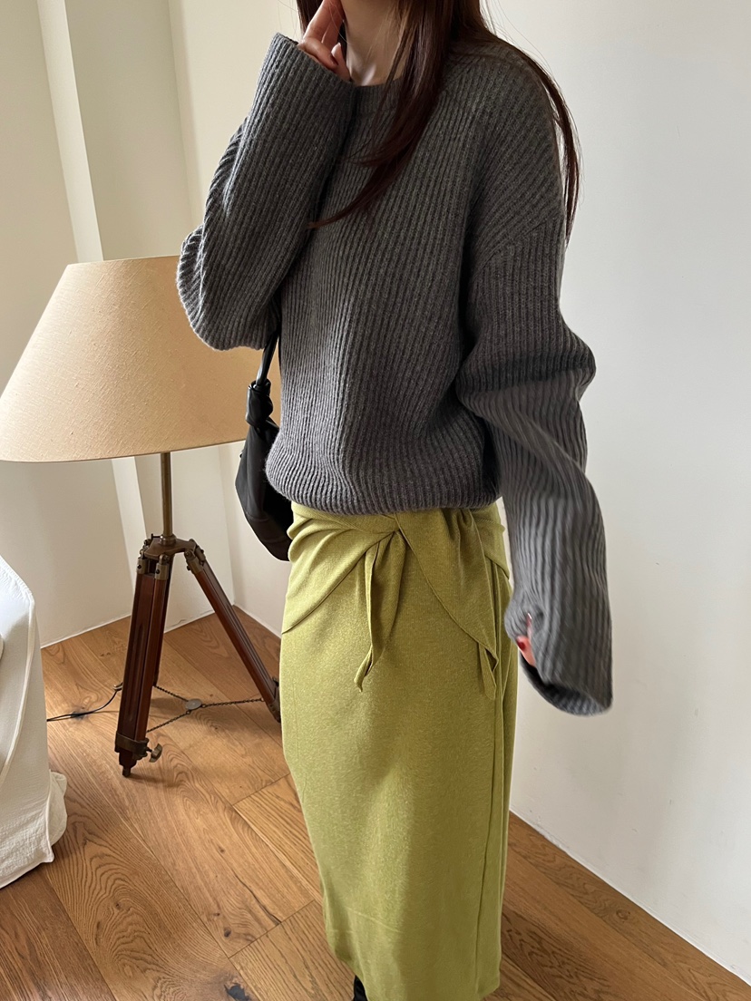 NYLON東大門㊣代購女士新款人氣休閑25秋冬熱賣推薦職業針織衫NYLON針織衫