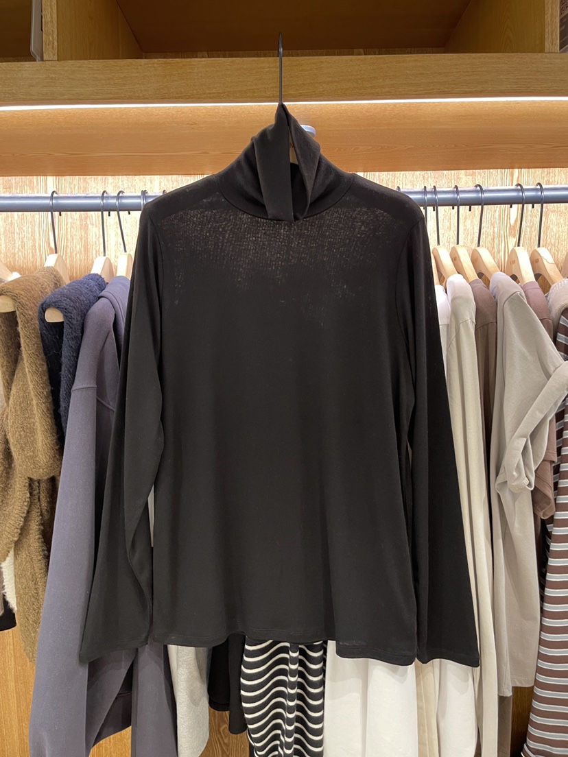 HI YANN韓國代購㊣女裝新品人氣真品25秋冬長袖T恤天絲纖維HI YANN長袖T恤圖色4