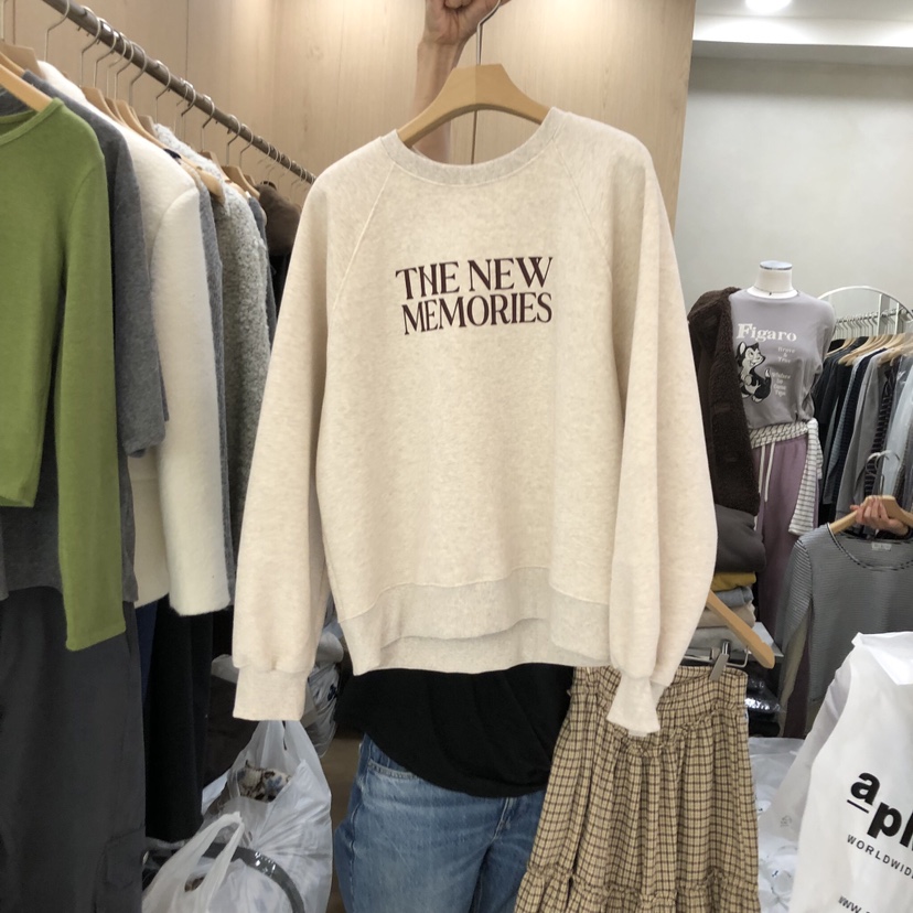 VILLABUTTON東大門㊣代購女士新品推薦25秋冬休閑時尚熱賣衛衣VILLABUTTON衛衣圖色1